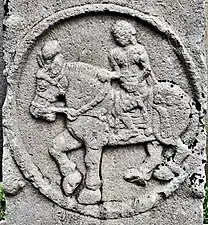 Foreigner on a horse, c. 115 BCE.