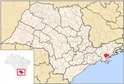 Location in São Paulo state