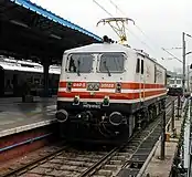 GZB WAP 5 with Sampark Kranti Express