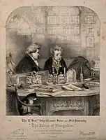 Sarah Ponsonby and Lady Eleanor Butler in their library