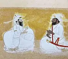 Sardar Jassa Singh Ramgarhia on left and Amar Singh of Patiala on right, late 18th century