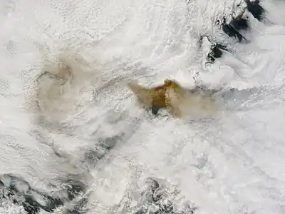 Sarychev Peak, June 14, 2009, 1:05&nbsp;p.m.