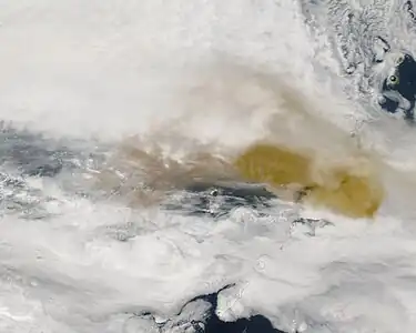 Sarychev Peak, June 15, 2009, 3:35&nbsp;p.m.