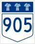 Highway 905 marker