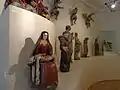 Christian statuary in the art and history section