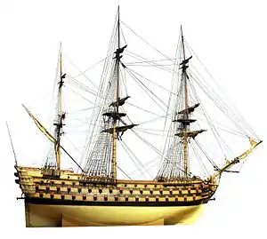 Sister ship Royal Louis at Musee national de la Marine