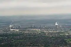 Scunthorpe, the administrative centre and most populous settlement in the borough