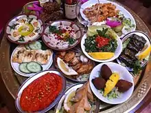 Image 28A selection of Lebanese dishes from Cafe Nouf Restaurant in London (from Culture of Lebanon)