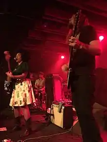 From left to right: AJ Haynes, Jesse Gabriel, Connor Davis. Not shown: Adam Davis