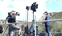 Serpil Senelmis reporting live to Australia from Gallipoli, Turkey in 2015