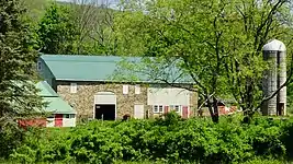 Stone barn and other outbuildings