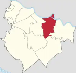 Location in Jinnan District