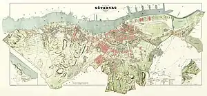 Image 8Map of Gothenburg, Sweden, published by N. P. Pehrsson in 1888