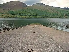Beinn na Caillich from the slipway at Kyle Rhea