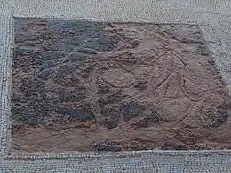 Mosaic of an armillary sphere from the House of Leda