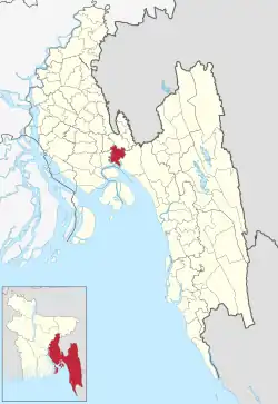 Location of Sonagazi