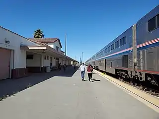 The Coast Starlight at Salinas