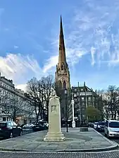 Spire House with Meath Memorial (foreground)
