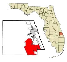 Location in St. Lucie County and the state of Florida