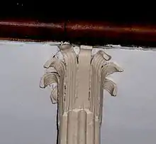 St John the Evangelist, Chichester – Egyptian Revival capital