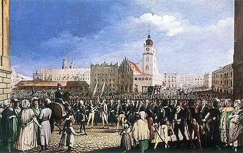 Kościuszko's Oath at the Market Square
