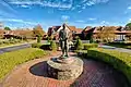 Statue of Bobby Jones at the entrance to Atlanta Athletic Club.