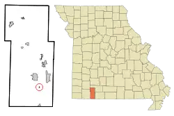 Location of Coney Island, Missouri