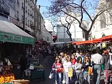 Street market, Rue Mouffetard.
