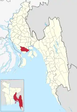 Location of Subarnachar