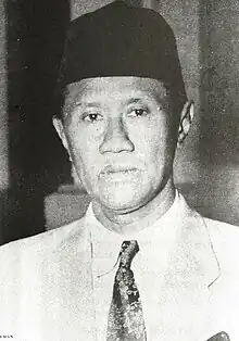 Official portrait of Soekiman