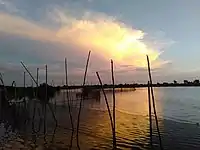 A fish pen in Obando