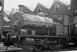 Former Powlesland & Mason dock tank 942 taken over by the GWR in 1924, renumbered 1153 by BR/WR and withdrawn in 1955.It was built by Hawthorn, Leslie in 1903
