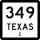 Business&nbsp;State Highway 349-C marker