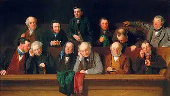 Image 1Painting of a jury deliberating