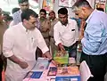 The Minister of State for Human Resource Development, Shri Upendra Kushwaha visiting an exhibition, at the 56th NCERT foundation day celebrations, in New Delhi on 1 September 2016.