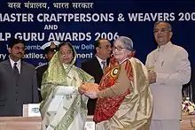 Shilp Guru Award received by Godawari Dutta