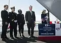 Christening of USS Ralph Johnson on 2 April 2016