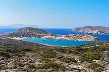 The natural bay where Kalotaritissa beach is located