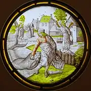 Stained glass, Netherlands, c. 1500