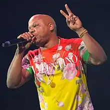 Too Short on stage in West Palm Beach in August 2023