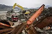 Tsunai cleanup in Japan.