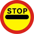Compulsory stop