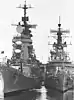 USS Oklahoma City (CLG-5) and USS Chicago (CG-11) at North Island c. 1967