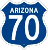 US&nbsp;70 route marker
