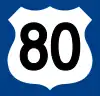 US&nbsp;80 route marker