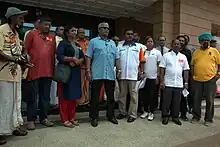 The coalition of Hindu NGOs in Malaysia during the peaceful protest in Indian High Commission Malaysia