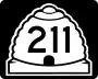 State Route 211 marker