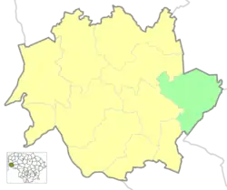 Location of Vainutas Eldership