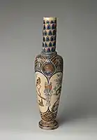 Vase with birds and portrait, 1876, c. 23 in, 54&nbsp;cm tall