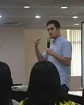 Vico Sotto at UA&P CRC meet with Pasig students on June 6 2019.jpg